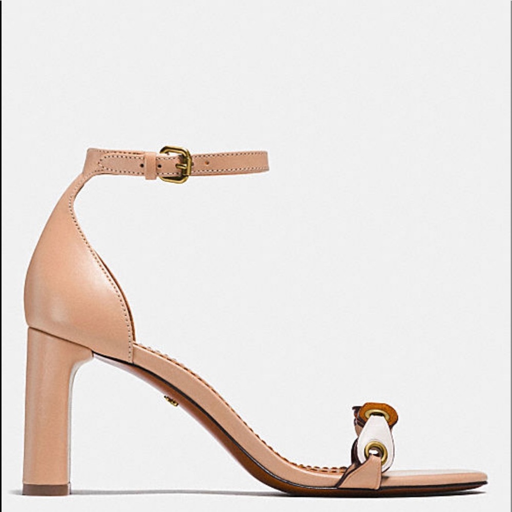 NWOT  Heel Sandal with Coach Link,